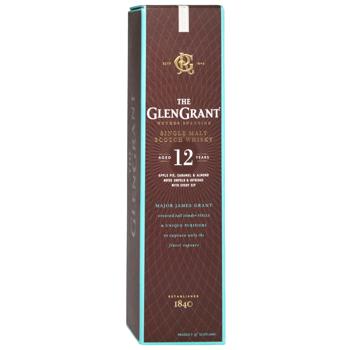 Виски Glen Grant 12 лет 43% 0,7л - купить, цены на NOVUS - фото 4