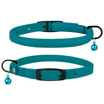 Barksi BronzeDog Premium шкіряний нашийник для котів XXS - блакитний - купити, ціни на MasterZoo - фото 3
