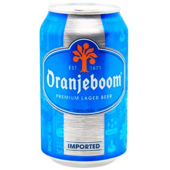 Oranjeboom Lager Light Filtered Beer 5% 0.33l - buy, prices for WINETIME - photo 1