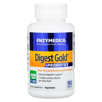 Пробиотики и ферменты Enzymedica Digest Gold + Probiotics 90 капсул - купить, цены на Biotus - фото 1