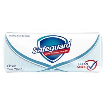 Мило тверде Safeguard Класичне біле 90г - купити, ціни на КОСМОС - фото 1