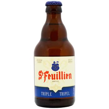 St-Feuillien Triple Light Filtered Beer 8.5% 0.33l