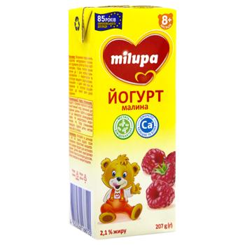 Йогурт Milupa Малина  2,1% 207г - купити, ціни на Торба - фото 1