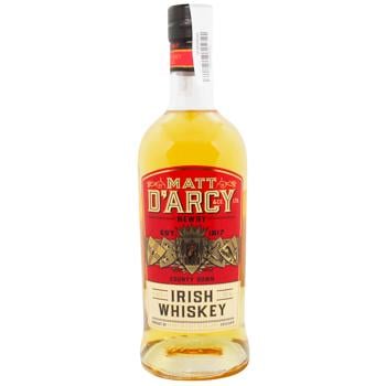 Whiskey Matt d'arcy 40% 700ml glass bottle Ireland - buy, prices for WINETIME - photo 1