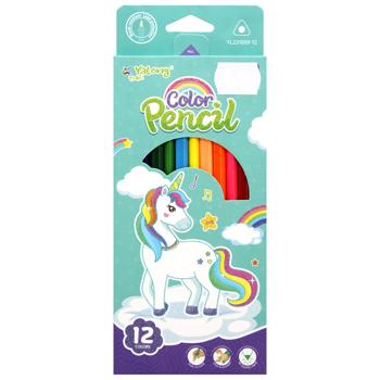 Карандаши цветные Yalong Color Pencil 12 цветов - купить, цены на - фото 2