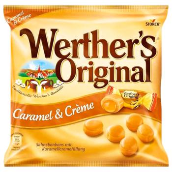 Цукерки Werthers Original вершкова карамель з начинкою 80г - купити, ціни на Біотус - фото 1
