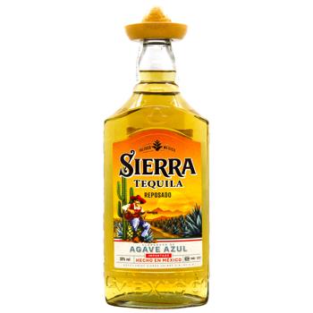 Текила Sierra Reposado 38% 1л - купить, цены на КОСМОС - фото 1