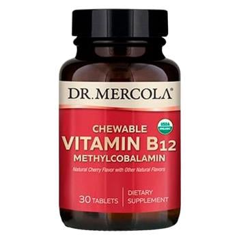 Dr. Mercola Cherry Flavored Vitamin B12 1000mcg 30 chewables - buy, prices for Biotus - photo 1