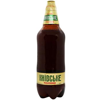 Пиво Оболонь Киевское Розливное светлое 3,8% 1,95л