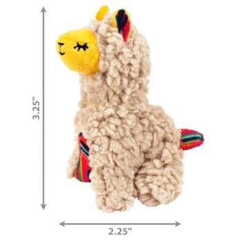 Kong Softies Buzzy Llama Cat Toy with Buzzing Sound and Catnip 8.3x5.7cm - buy, prices for - photo 3