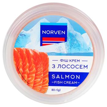 Фиш крем Norven с лососем 80г - купить, цены на КОСМОС - фото 2