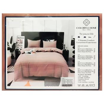 Colorful Home Stripe Satin Bedding Set - buy, prices for Vostorg - photo 4