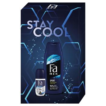 Набор подарочный Гель для душа Fa Men Sport 400мл + Антиперспирант роликовый Fa Men Sport 50мл - купить, цены на Auchan - фото 2