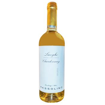 Вино Massolino Chardonnay біле сухе 13,5% 0,75л - купити, ціни на КОСМОС - фото 1