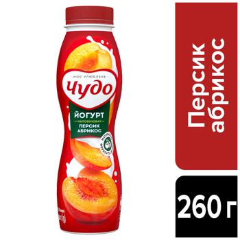Йогурт Чудо персик-абрикос 2,5% 260г - купить, цены на NOVUS - фото 3
