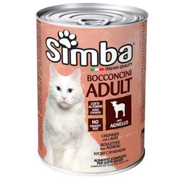 Корм вологий Simba з ягням для котів 415г