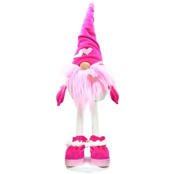 Гном Закоханість хлопчик на ніжках 53см малиновий - купити, ціни на Чудо Маркет - фото 1