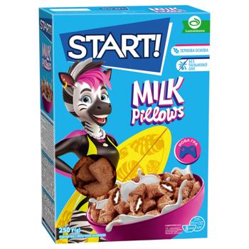 Start! Milk Pillows Dry Breakfast 250g - buy, prices for MegaMarket - photo 1