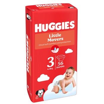 Підгузки Huggies Ultra Comfort 3 4-9кг 56шт - купити, ціни на За Раз - фото 2