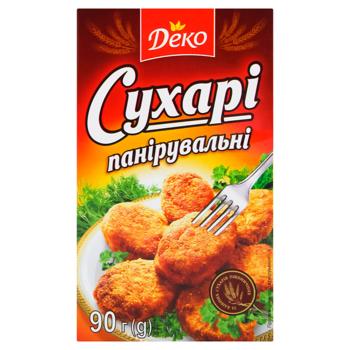 Сухарі панірувальні Деко 90г - купити, ціни на Торба - фото 2