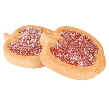 Печиво Delicia Райські яблучка з вишневим желе