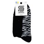 Шкарпетки жіночі Premier Socks класичні махровий слід з принтом вис резинка р.23-25 чорні