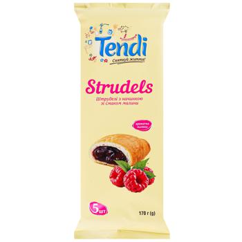 Tendi Strudels with Raspberry Flavored Filling 170g