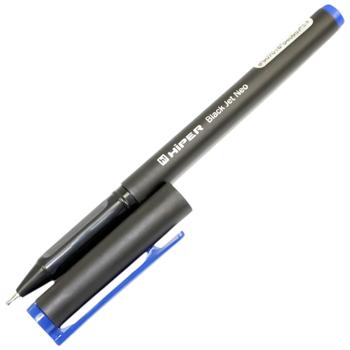 Ручка Hiper Black Jet Neo масляная синяя 1,0мм