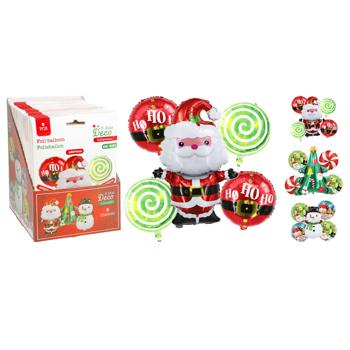 Набор рождественских надувных фигурок 35-80см 5шт в ассортименте - купить, цены на Auchan - фото 4