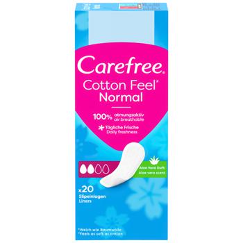 Carefree Aloe Daily Pads 20pcs - buy, prices for MegaMarket - photo 1