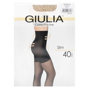 Колготи жіночі Giulia Slim 40 Den р.3 Daino - купити, ціни на NOVUS - фото 1