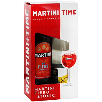 Вермут Martini Fiero Червоний апельсин 14,9% 0,75л + тонік Schweppes 1л - купити, ціни на Чудо Маркет - фото 3
