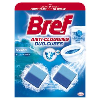 Блок для унітазу Bref Duo-Cubes 2х50г