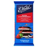 E.Wedel Dark Chocolate with Strawberry Filling 100g