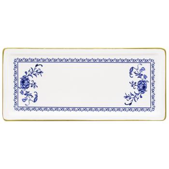 Блюдо Alba Ceramic Blue Rose 35,5*16см - купити, ціни на За Раз - фото 1