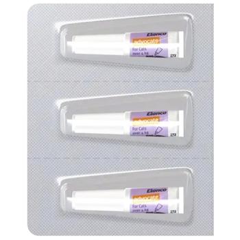 Краплі на холку Bayer/Elanco Advocate для котів від 4 до 8кг від зовнішніх та внутрішніх паразитів 3 піпетки - купити, ціни на MasterZoo - фото 3