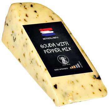 Сыр Euroser Гауда с перцовой смесью 130г - купить, цены на КОСМОС - фото 1