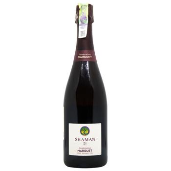 Шампанское Shaman Champagne Marguet Rose Grand Cru брют-натюр розовое 12,5% 0,75л - купить, цены на Biotus - фото 1