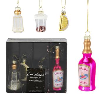 Прикраси ялинкові Koopman Набір для текіли 4шт - купити, ціни на NOVUS - фото 2