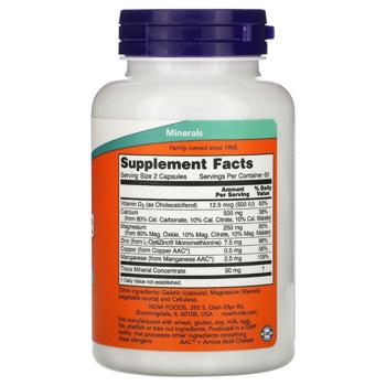 Now Foods Cal-Mag Caps Calcium and Magnesium 120 capsules - buy, prices for Biotus - photo 2