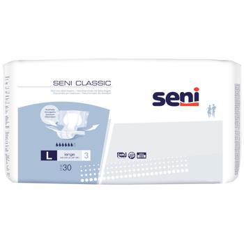 Подгузники Seni Classic Large для взрослых 30шт