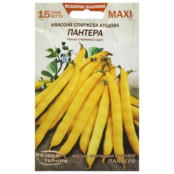 Насіння Насіння України Maxi Квасоля спаржева кущова Пантера 15г - купити, ціни на МегаМаркет - фото 1