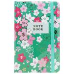 Книга записная Buromax Blossom голубая А6 80 листов