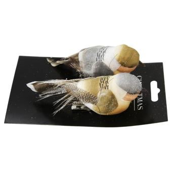 Фігурки декоративні Koopman Пташки на прищіпці 155х40х45мм 2шт - купити, ціни на NOVUS - фото 3