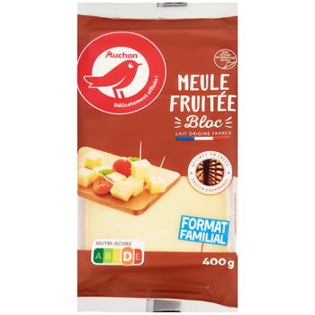 Сыр Auchan Meule Fruitee 400г