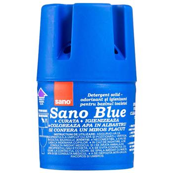 Засіб Sano Blue для миття і дезинфекції унітазу 150г - купити, ціни на MasterZoo - фото 1