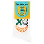 Krazy Sox High Unisex Socks s.25-27 White