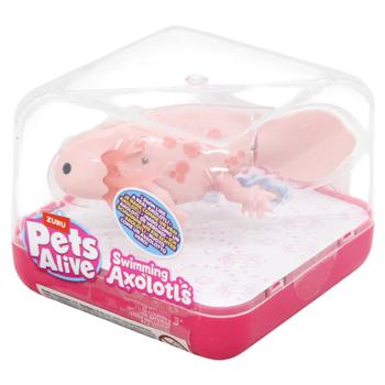 Pets Alive S1 Wsimming Axolotls Interactive Toy 2xLR44 Pink - buy, prices for - photo 2