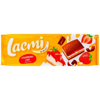 Шоколад молочный Roshen Laсmi клубника с печеньем 275г - купить, цены на Grono - фото 2