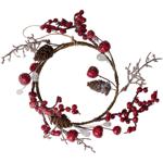 Вінок підвісний Koopman 20х5х20см червоний